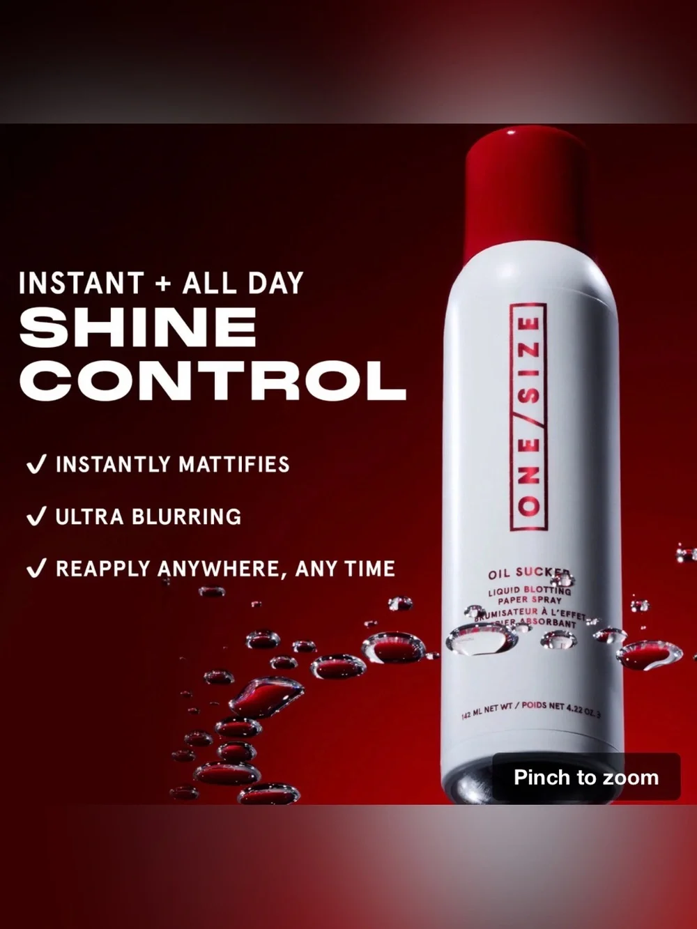 ONE/SIZE Toner Spray Bottle - White & Red